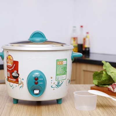 Nồi cơm nắp rời Sharp 1.5 lít KSH-D15V, Công suất 530W, Giao màu ngẫu nhiên - Hàng chính hãng