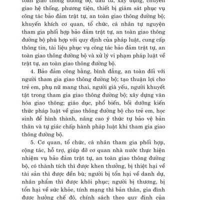 Luật trật tự, an toàn giao thông đường bộ năm 2024 - bản in 2024