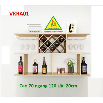 Kệ  trang trí treo tường VKRA01 - Nội thất lắp ráp