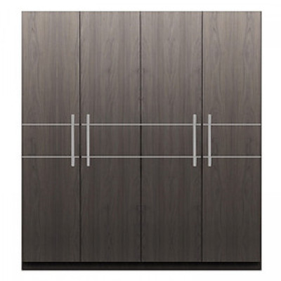 Tủ quần áo gỗ MDF Tundo 4 cánh màu xám 180 x 55 x 200cm