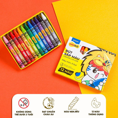 Sáp Màu Colokit CR-C016 - 12 Màu
