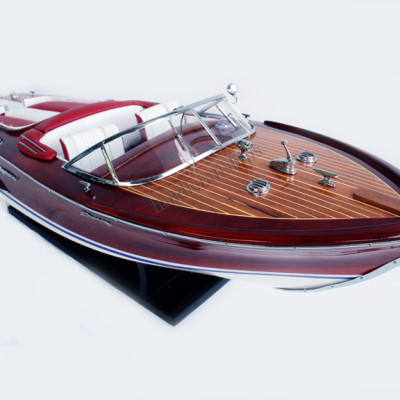 Mô hình tàu cao tốc Riva Aquarama 50cm (Nệm đỏ trắng)