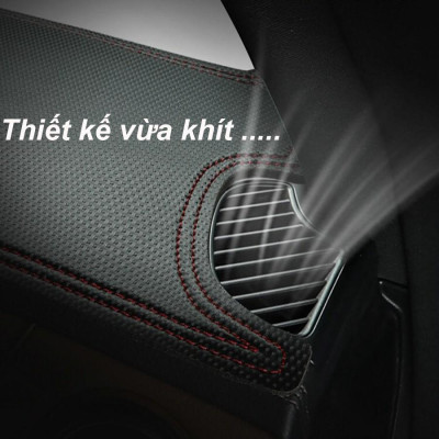 Thảm Taplo Da Carbon Dành Cho Xe Toyota Rush màu đen