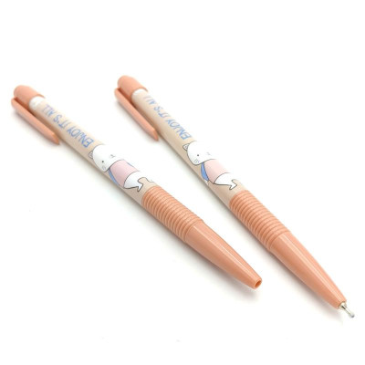 Vỉ 2 Viết Bic Moshi 078 - Màu Hồng - Enjoy It