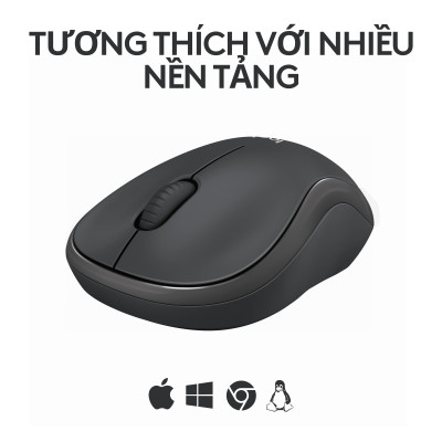 Chuột Bluetooth không dây Logitech M241 Silent - Hàng Chính Hãng