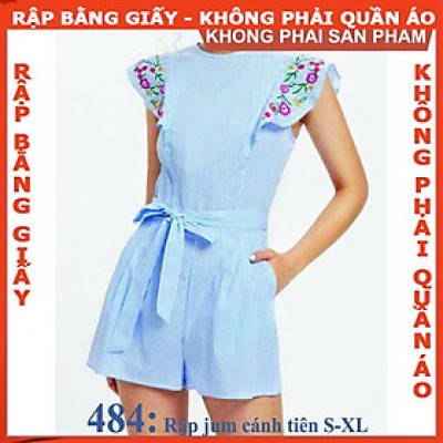 Rập giấy A0 mã 484 (BẢN VẼ) rập jum cánh tiên