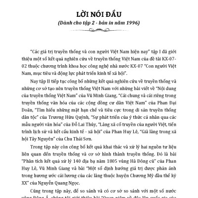 Các Giá Trị Truyền Thống Và Con Người Việt Nam Hiện Nay (Tái bản 2025)