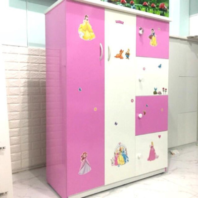 Tủ nhựa đài loan trắng hồng ngang 105x145(TPHCM)