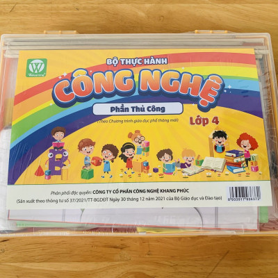 BỘ THỰC HÀNH CÔNG NGHỆ LỚP 4 - PHẦN THỦ CÔNG (KP)