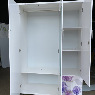 Tủ nhựa đài loan 3 cánh 2 học cao 1m8 hình 3D hoa Bồ Công Anh