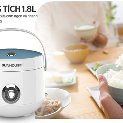 Nồi cơm điện Sunhouse SHD8606 1.8L - Hàng chính hãng