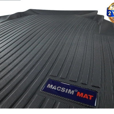 Thảm lót cốp xe ô tô Mercedes C-class 2008-2014 nhãn hiệu Macsim chất liệu TPV cao cấp màu đen (018)