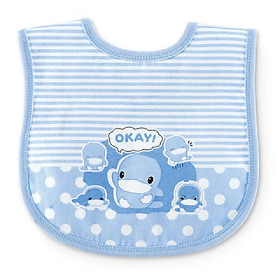 YẾM ĂN DẶM CHO BÉ ( KIỂU DÁN ) BẰNG VẢI KUKU - KU2236