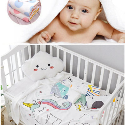 Chăn (mền) đũi cho bé từ sơ sinh đến tiểu học chất liệu sợi tre thiên nhiên và sợi Cotton, loại siêu mềm mịn, KT: 110x110cm, Bamboo Home - hàng chính hãng BBH05