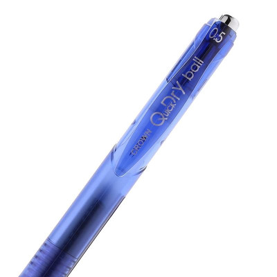 Bút Gel 0.5mm Crown QD-018 - Mực Xanh