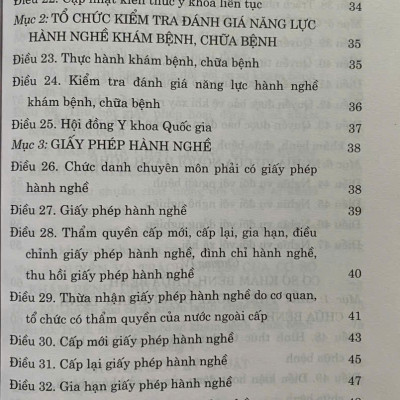 Luật Khám Bệnh, Chữa Bệnh 