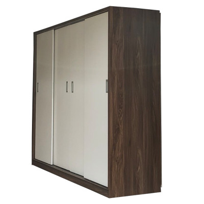 Tủ quần áo gỗ MDF Tundo cửa lùa cánh trắng 200 x 55 x 200cm