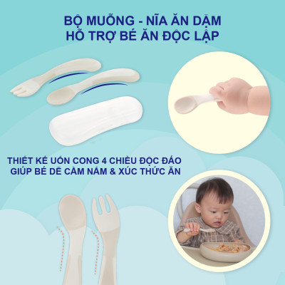 Bộ đồ dùng ăn dặm RICHELL TLI toàn diện | Baby