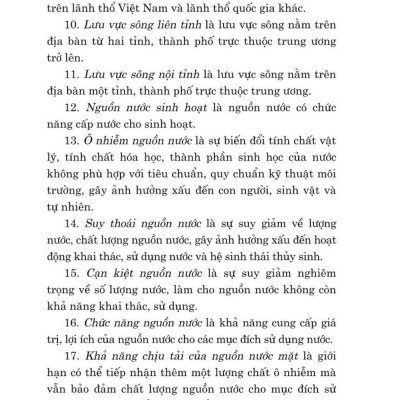 Luật tài nguyên nước ( bản in 2024)