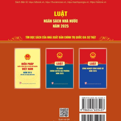 Luật Ngân sách nhà nước năm 2025