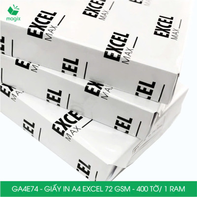 Giấy in đơn hàng A4 Excel 72 gsm - Giấy photo A4 giấy in văn phòng