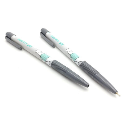 Vỉ 2 Viết Bic Moshi 078 - Màu Xám - Be Happy