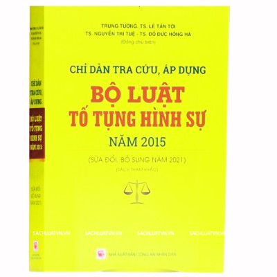 Chỉ Dẫn Tra Cứu, Áp Dụng Bộ Luật Tố Tụng Hình Sự Năm 2015