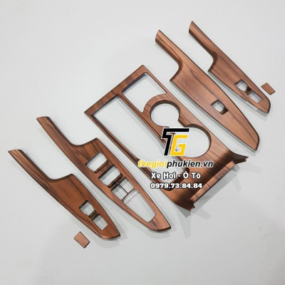 Ốp nội thất vân gỗ Hyundai Tucson 2016-2020 Cao cấp