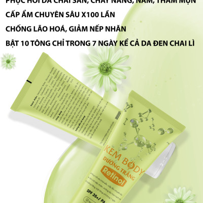 Chăm Sóc Da - C SKIN.02 - COMBO5 - BODY LOTION RETINOL - Dưỡng Trắng Cấp Ẩm Chuyên Sâu