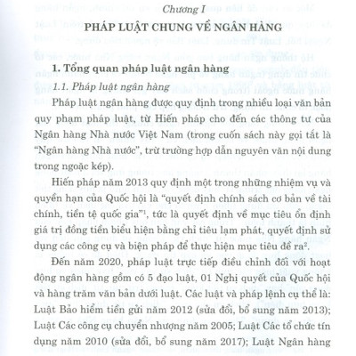 Cẩm Nang Pháp Luật Ngân Hàng (Nhận Diện Những Vấn Đề Pháp Lý) - Tái bản năm 2020