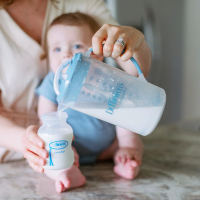 [ AC234 ] Bình Trộn Sữa Công Thức Dr. Brown’s, giúp giảm thiểu lượng không khí bị trộn lẫn vào sữa ( màu xanh )