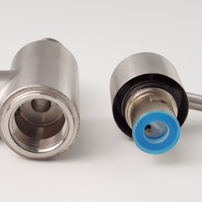 Vòi rửa chén lạnh âm tường Inox SUS 304 Eurolife EL-RC08 (Trắng vàng)