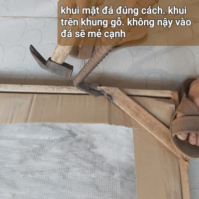 [Trả góp 0%] Bàn ăn Venice gỗ ash mặt đá IBIE nhiều tùy chọn