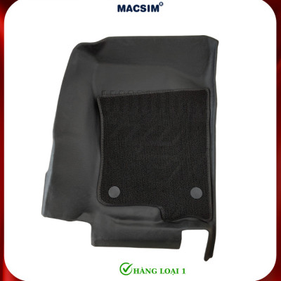 Thảm lót sàn ô tô 2 lớp cao cấp dành cho xe TOYOTA PRADO 2010+ (sd) nhãn hiệu Macsim chất liệu TPE màu đen