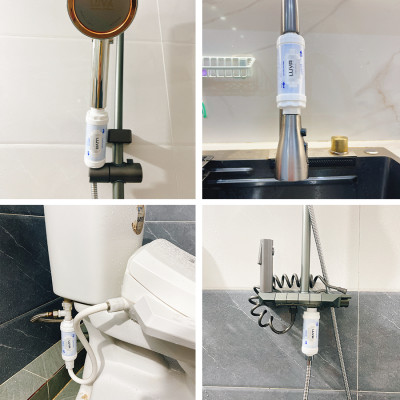 Bộ lọc nước đa năng LUVA GK1, lọc cho vòi sen tắm, máy giặt, máy rửa bát, bồn rửa bát, bồn cầu thông minh