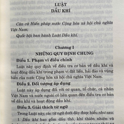 Luật Dầu Khí 