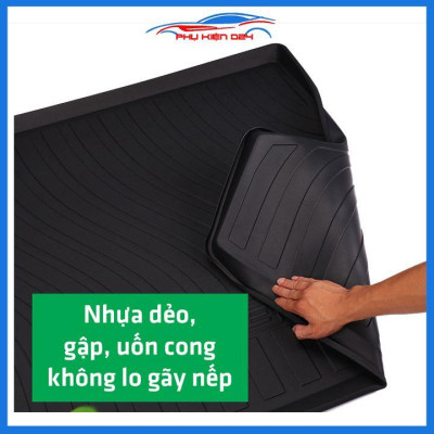 Thảm nhựa lót cốp X-Trail 2016-2017-2018-2019-2020-2021-2022 nhựa dẻo dày dặn đàn hồi tốt