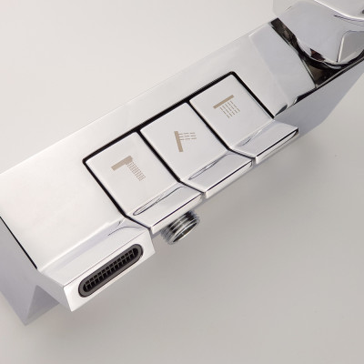 Cây sen nóng lạnh Đồng mạ Chrome Eurolife EL-SC911 (Trắng bạc)