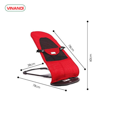 Ghế nhún cho bé VINANOI - ghế rung đa năng cho bé có đồ chơi giúp bé tự lập, phát triển giác quan