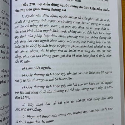 Bình Luận Khoa Học Bộ Luật Hình Sự  Năm 2015 (Sửa Đổi, Bổ Sung Năm 2017) Quyển 2 - Phần Các Tội Phạm