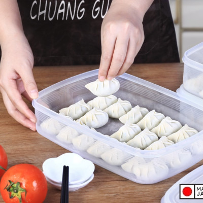 Hộp đựng thực phẩm 2,6L dùng được lò vi sóng nội địa Nhật Bản