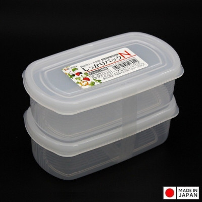 Set 02 hộp thực phẩm Firm Pack N 300ml x2 - Hàng nội địa Nhật Bản nhập khẩu chính hãng