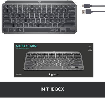Bàn phím Logitech  Mx Keys mini đen - hàng chính hãng