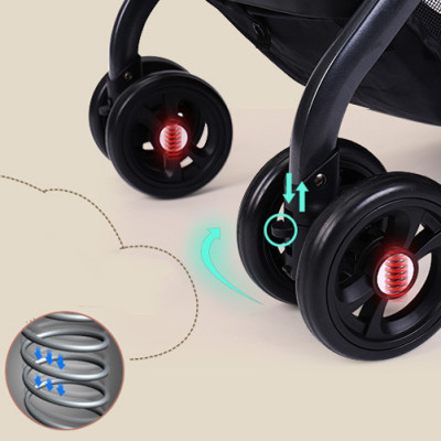 Xe Đẩy Trẻ Em Gấp Gọn Baobaohao QZ1 - Xám