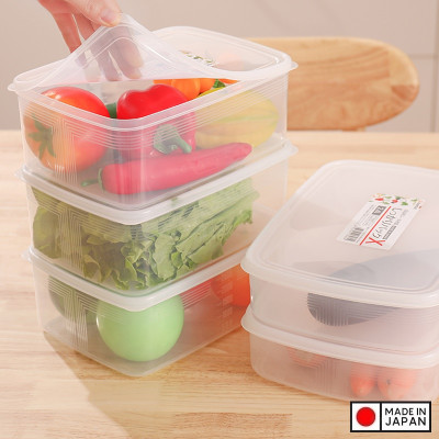 Bộ 03 hộp thực phẩm chữ nhật Nakaya 2000ml hàng nội địa Nhật Bản K.151#
