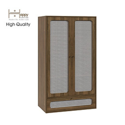[Happy Home Furniture] MEYDAN, Tủ quần áo cánh mây , 100cm x 58cm x 176cm ( DxRxC), TCM_051