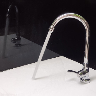 Vòi rửa chén lạnh Eurolife EL-T016 (Trắng bạc)