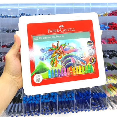 Faber-Castell-120090N-Bút Sáp Dầu - 48 Màu + Chuốt