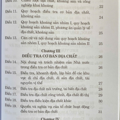 Luật Địa Chất và Khoáng Sản năm 2024