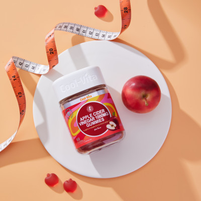 Combo Kẹo Dẻo Collagen & Kẹo Dẻo Giấm Táo Coolvita Hỗ Trợ Trẻ Hóa Sáng Da - Cải Thiện Sức Khỏe Tóc Móng - Tiêu Hóa - Tăng Cường Miễn Dịch, Kết Hợp Biotin, Vitamin C, Vitamin E, Vitamin B12 & Axit Folic - 2 Hộp (60 viên x 3g)/hộp